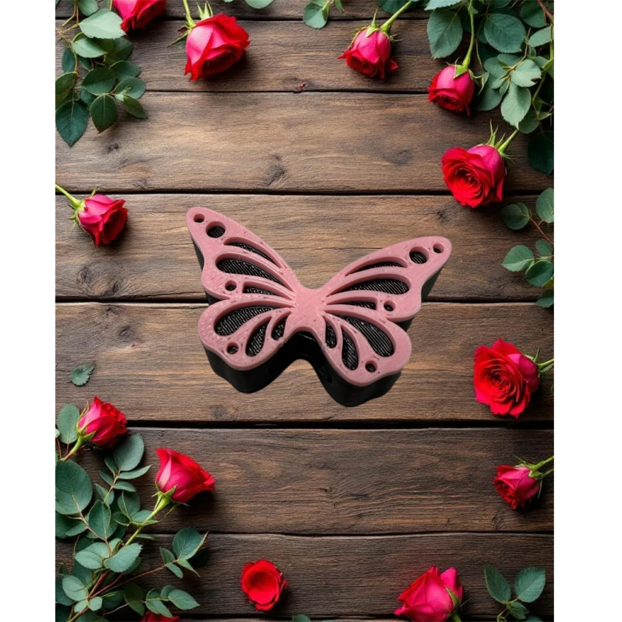 Butterfly straw topper