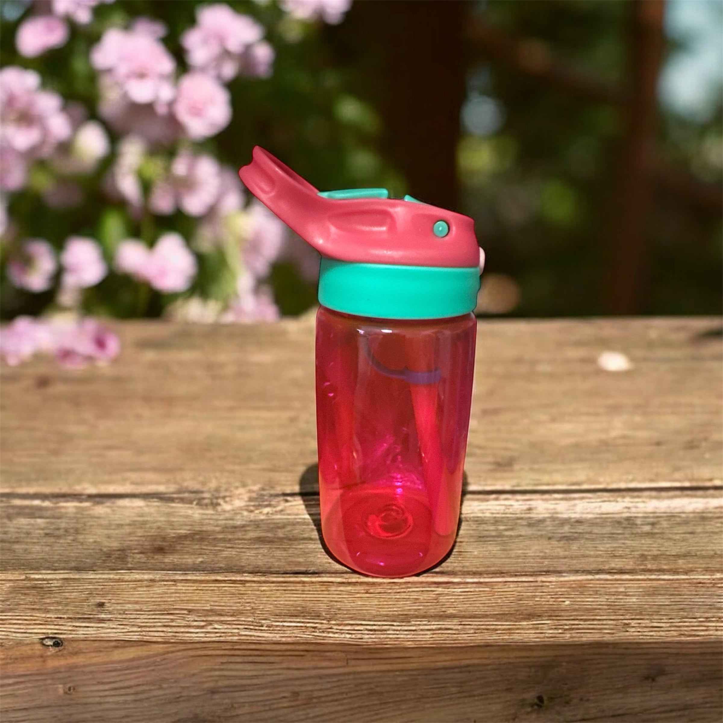 480ml kids bottles- pink and green